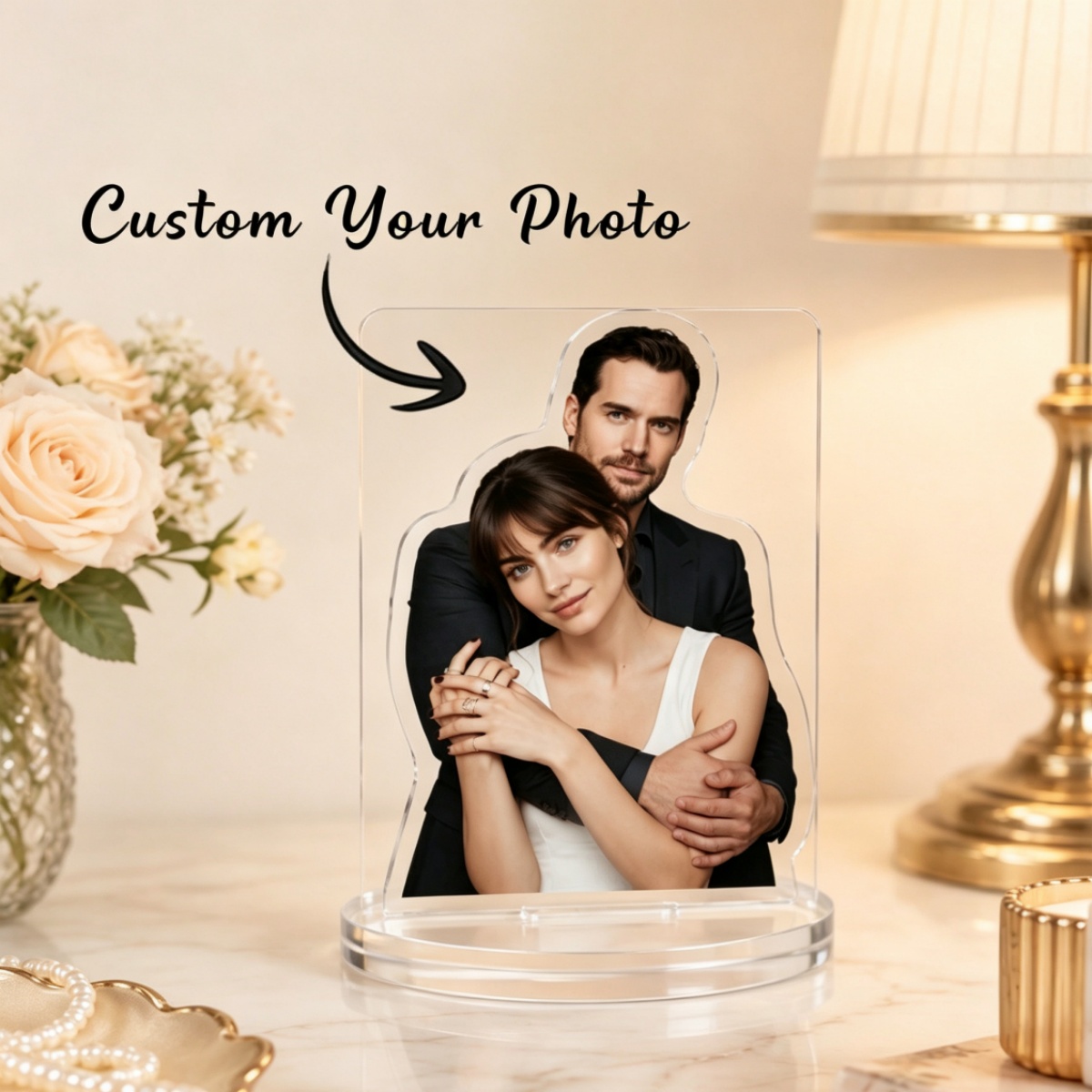 3D Printing Custom - Custom Acrylic Character Portrait Decor –